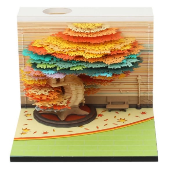 Memo Pad Art 3D Sticky Notes Marriage Tree Notepad