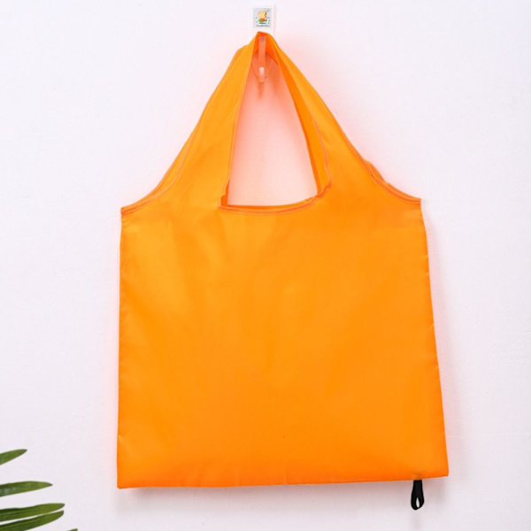 2 kpl Taitettava ostoskassi Matka-ruokakassi ORANSSI Orange