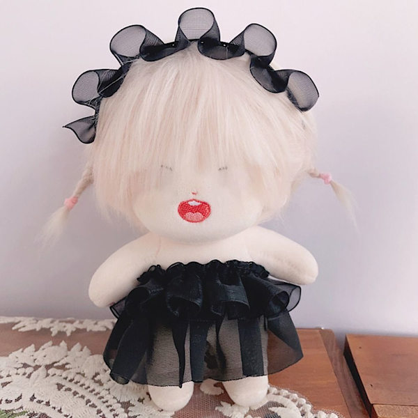 Dockkläder Jelly Kjol Set SVART black