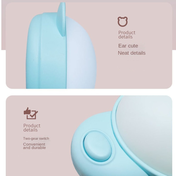 LED Nattlampe Varmt Lys BLÅ EU-STØPLING EU-STØP blue EU Plug-EU Plug