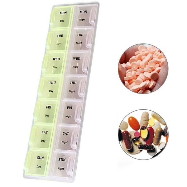 7Days Pill Box Weekly Medicine Container 1 1 1