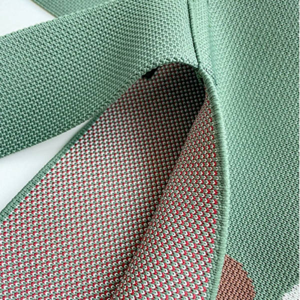 Stickad handväska Knot handledsväska GRÖN green
