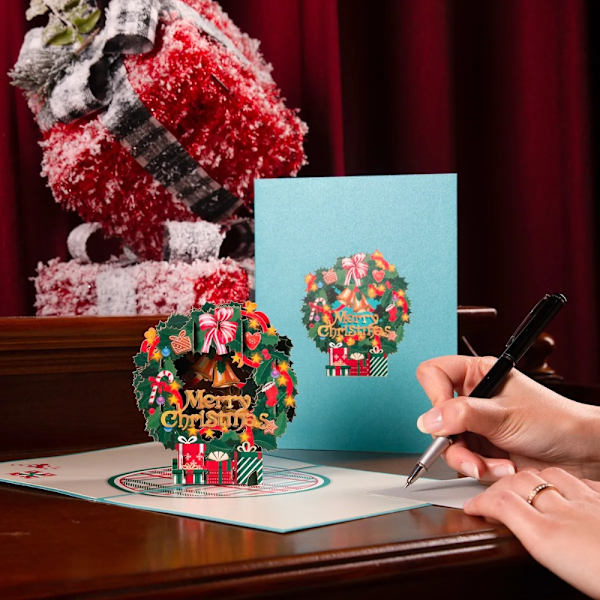 3D-julkort Pop UP-kort E E E
