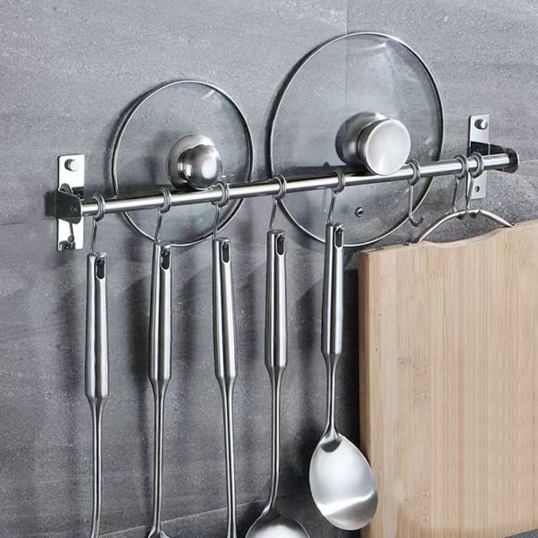 Veggmontert håndklestativ kroker 40CMDOUBLE POLE DOBBELSTÅG 40cmDouble Pole