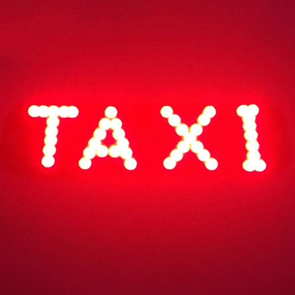 LED Taxilys Bilsignallampe RØD MED BRYTER MED BRYTER red with switch-with switch