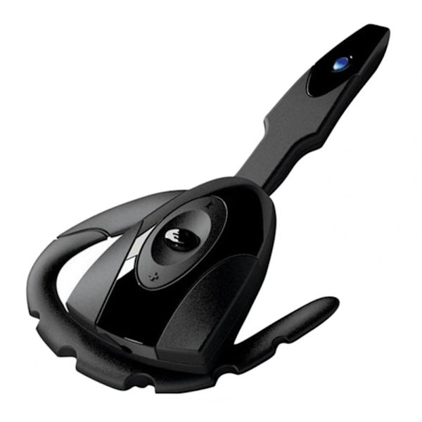 Bluetooth Headset Enkelt ørekrog SORT black