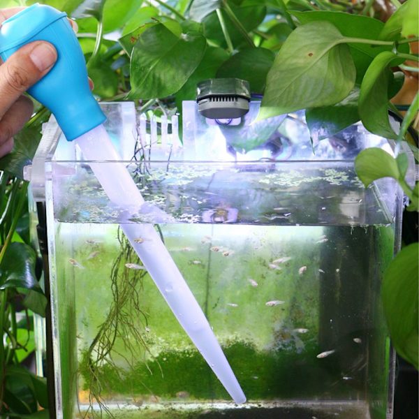 30/50ml Fish Tank Siphon Pump Aquarium Clean Tool GUL 30ML yellow 30ML