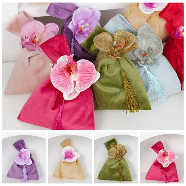 Velvet Candy Bag Candy Lahjakassi VILLA Purple