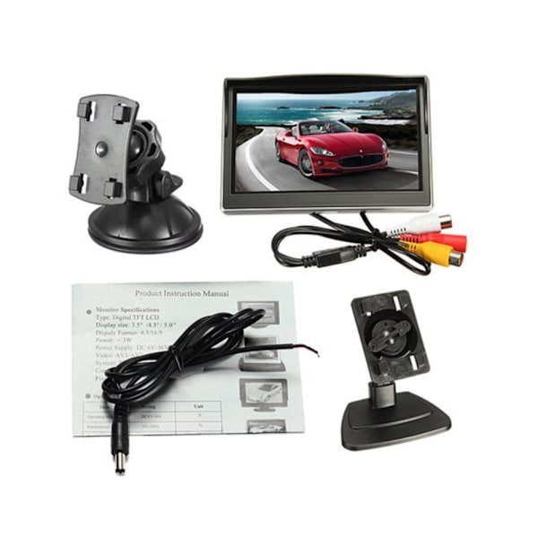 5 tuuman Driving Recorder Screen Screen Monitor Auto DVR Dash Cam