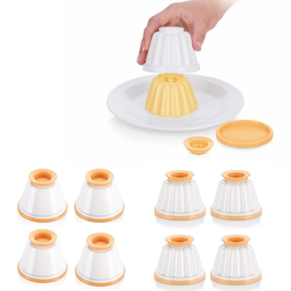 Dampet puddingform Puddingkoppformer A A A