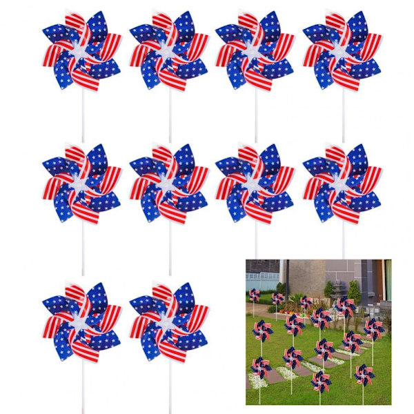 American Flag Windmill Lelu 15cm 15cm