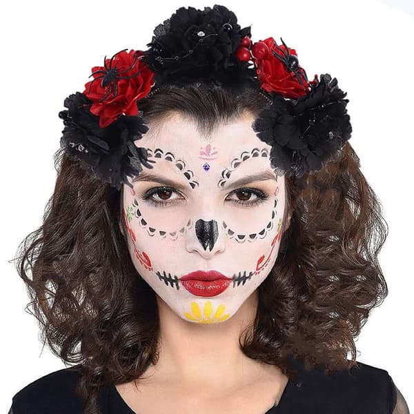 Halloween Flower Pandebånd Halloween Head Hoop E E E