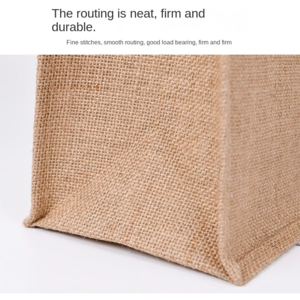 Kvinner Linveske Burlap Tote Bags 46X36.5X22CM 46x36.5x22cm