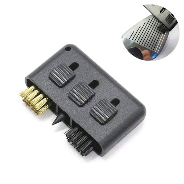 3 kpl Golf Club Brush Groove Cleaner puhdistusharja 3Pcs