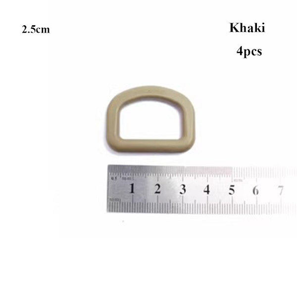 4 kpl Vyökoukut Nauhasoljet KHAKI 2.5CMSTYLE 1 STYLE 1 Khaki 2.5cmStyle 1-Style 1