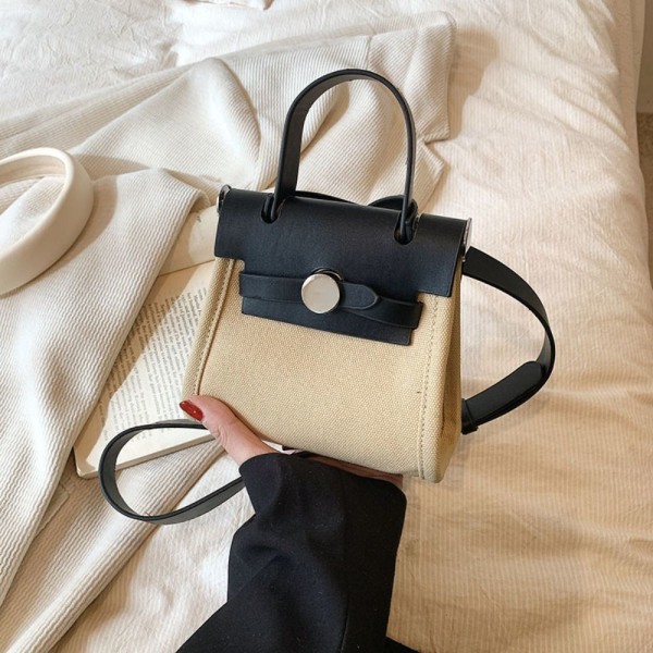 Käsilaukut Kainalolaukku MUSTA-KHAKI MUSTA-KHAKI black-khaki