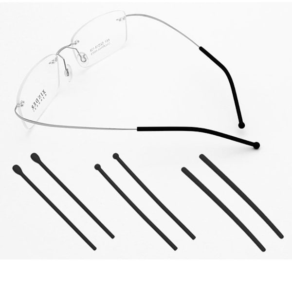 10 paria silmälasien liukusarjat silmälasien jalkasarjat korvakoukku 10Pairs