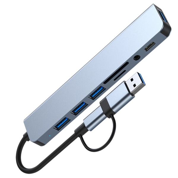 USB C HUB Type-C -jakaja 8 IN 1 8 IN 1