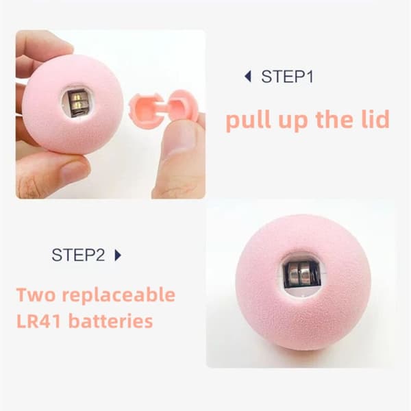 Smart Cat Toys Interactive Ball PINK pink