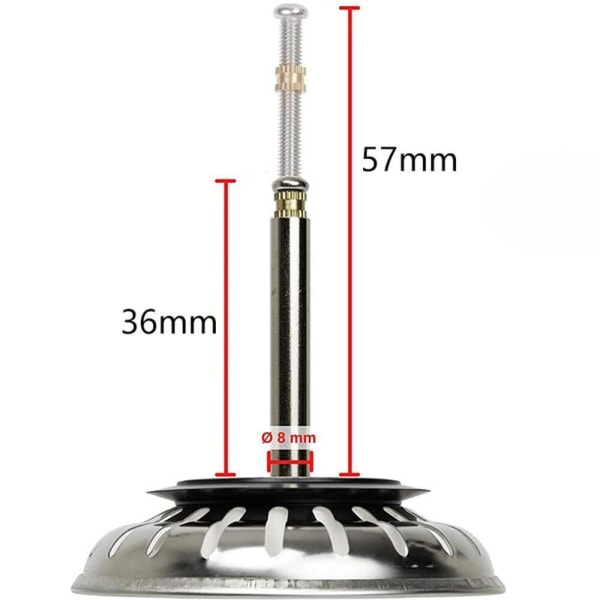 Afløb Affaldsprop Kurv Afløbsvask 79MM 79MM