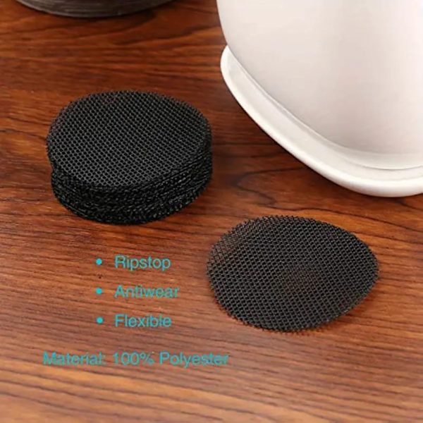 50 Stk Blomsterpotte Hull Mesh Pad Hull Skjermmatte GRÅ-10CM Grey-10cm