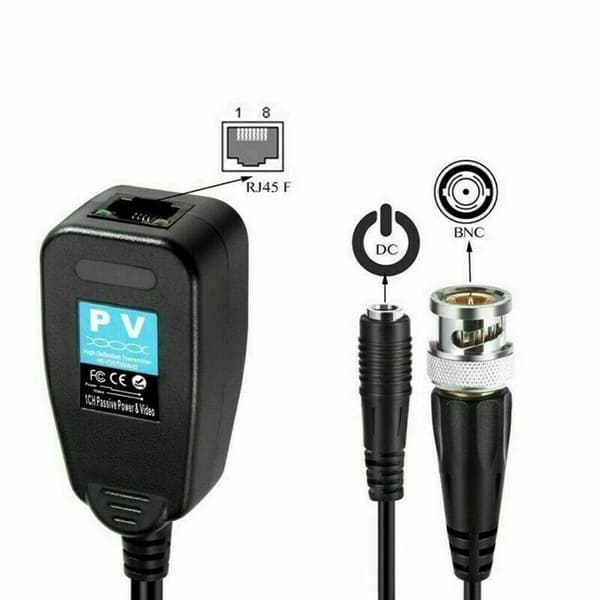 CCTV-stik Balun Transceiver Passiv CCTV 1pair