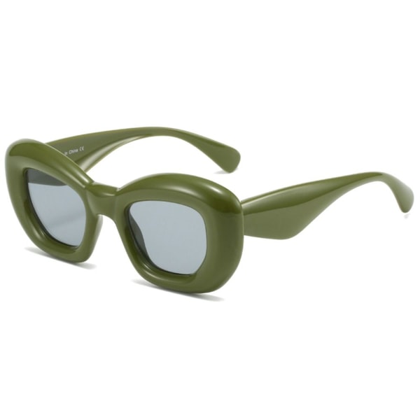 Oppustede solbriller Chunky solbriller OLIVE GREEN Olive Green