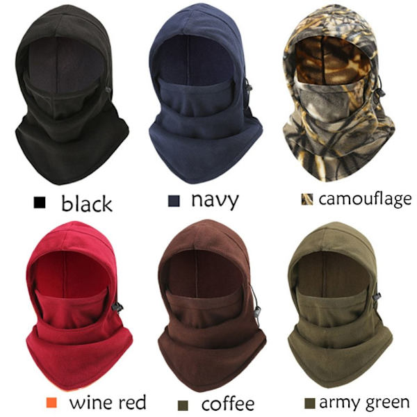Balaclava Vinterhatt KAMOUFLAGE camouflage