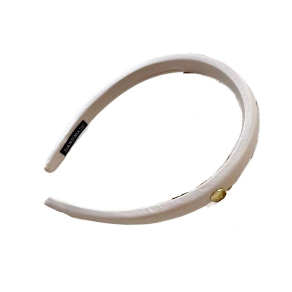 Pannband Hårband VIT White