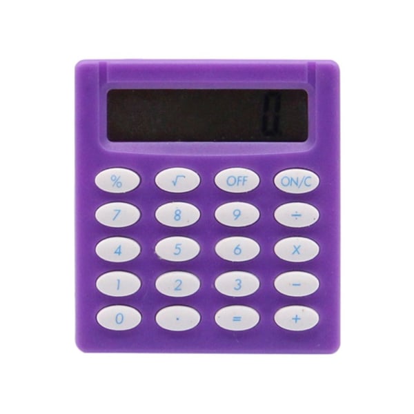 3 STK Minikalkulator Vitenskapelige kalkulatorer LILLA Purple