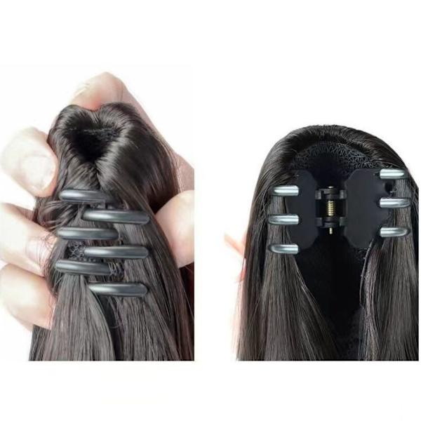 Hiuskynsipidikkeet Barrette-hiusneula MUSTARUSKEA 2 2 black brown 2-2