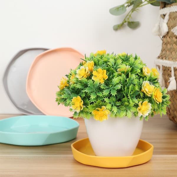 6st växtfat Droppbrickor Plastbrickfat