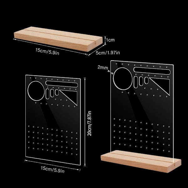 2st Smyckesställ Örhängen Organizer Hållare STYLE 9 STYLE 9 Style 9
