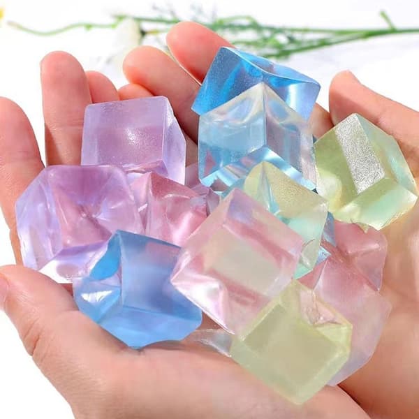 8 stk Ice Block Legetøj Ice Cube Fidget Toy