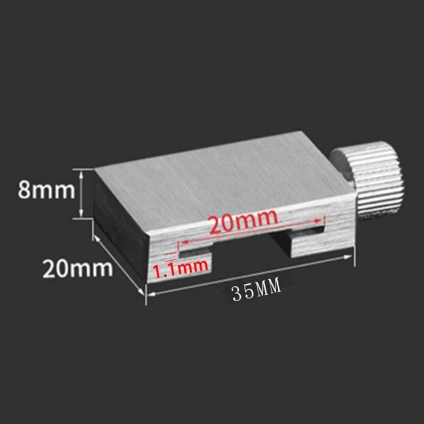 Linjal Positioneringsblock Vinkelmarkeringsmätare 20MM 20mm