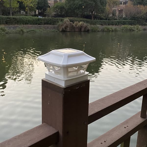Pelare Lyktstolpe Cap Lampa WHITE2 WHITE2 White2