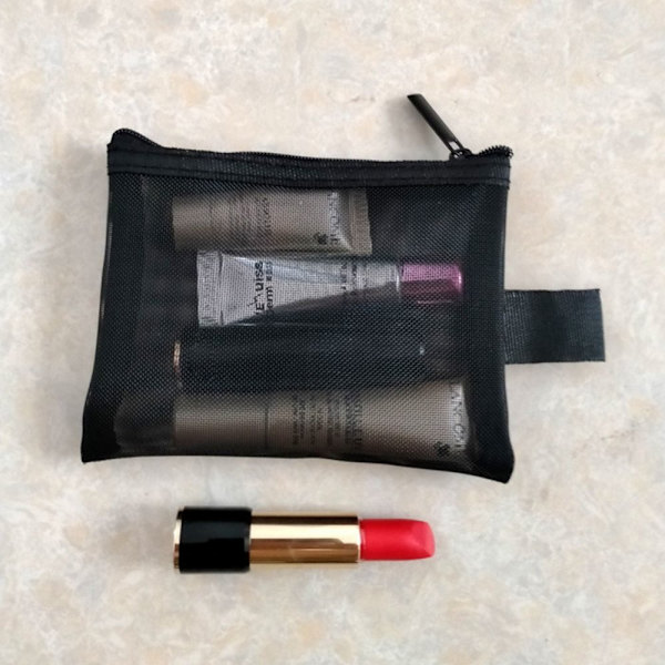 3 stk. Mesh Makeup Taske Kosmetikposer