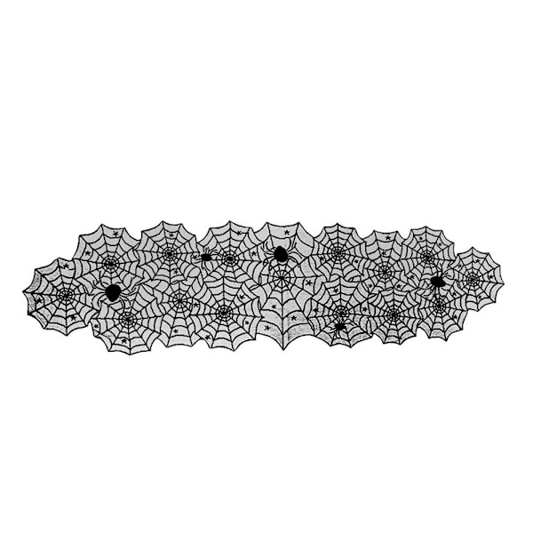 Cobweb Duk Bat Table Runner STYLE 4 STYLE 4 Style 4