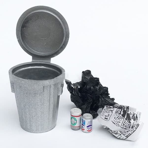Simulation Trash 1:12 Dollhouse Trash 1 1 1