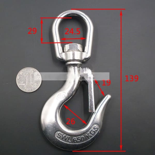 Klätterutrustning Karbinhake Säkerhet Snap Hook 0.2TSTYLE 1 STIL 1 0.2TStyle 1