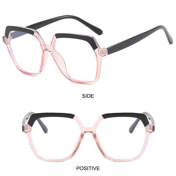 Kirkas linssi Lasit Silmälasien kehys MUSTA PINK MUSTA PINK Black Pink