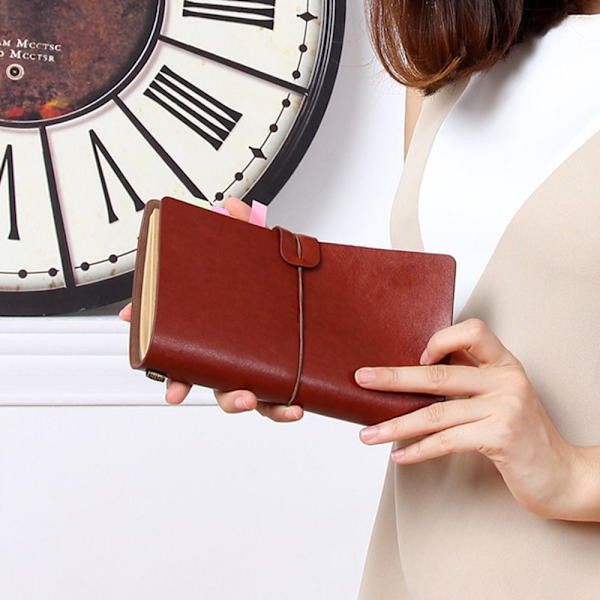 A6 Anteckningsbok Ledger Book BRUN Brown