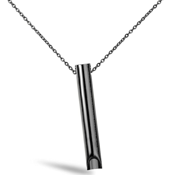 Mindful Breathing Necklace Mindful Anapana Breathing Necklace black