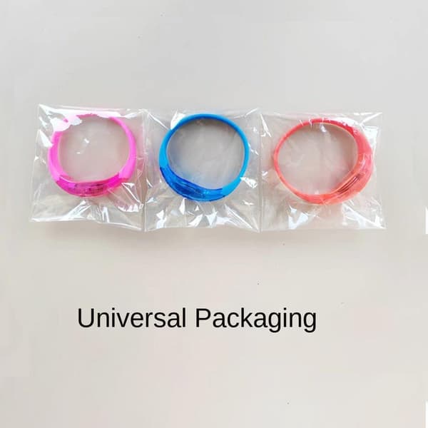 2kpl LED Glow Rannekoru Sound Activated Bangle ORANGE orange
