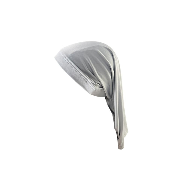Elastisk pandebånd Cap Satin Head Wrap LYS GRÅ light grey