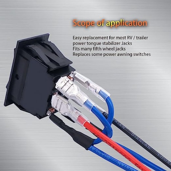 Momentan Car Type Switch Vippbrytare Tongue Jack
