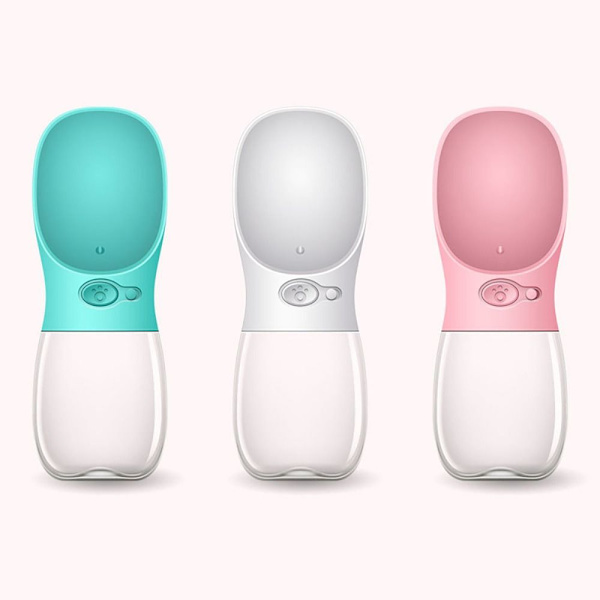 Hundevandflaske Hvalpemad Dispenser PINK B B PINK B-B
