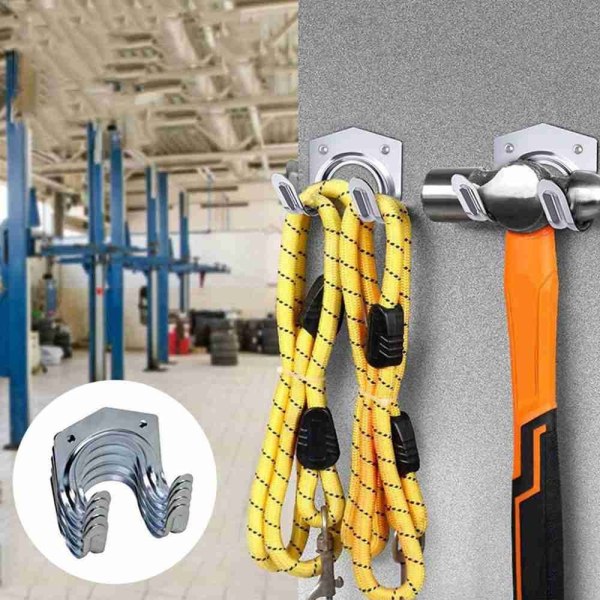5/10 stk Garage Opbevaring Kroge Skur Værktøj Tidy Hanger 5 STK 5 STK 5pcs