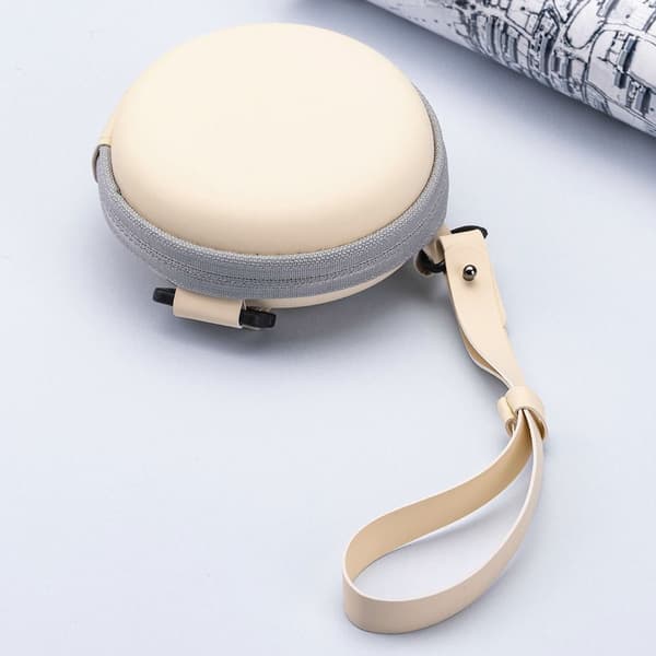 Vikbart case Case solglasögonfodral Dragkedja Beige