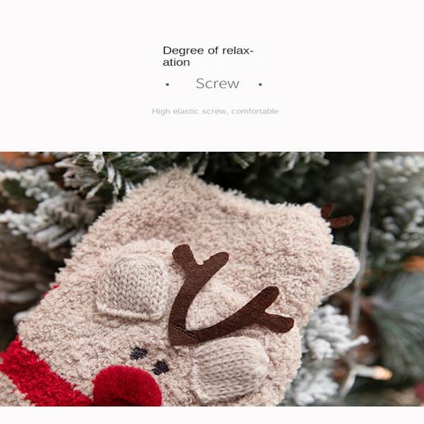 Coral Fleece Sokker Julesokk 9 9 9
